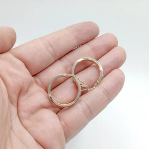 Oro 9k aros greca 4mm mano