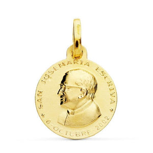 MEDALLA DE ORO 18K SAN JOSÉ MARÍA ESCRIVÁ