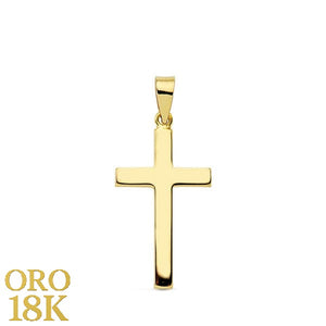 18K CRUZ LISA PALO RECTANGULAR 22X12 MM