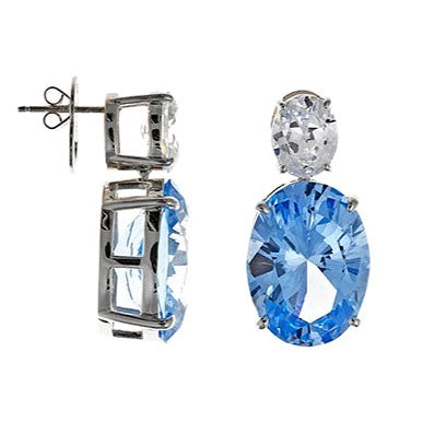 Pendientes Salvatore Plata 136A0701 con circonitas