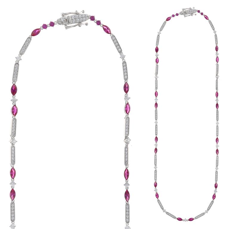 Gargantilla 136C0362 de Salvatore plata detalle