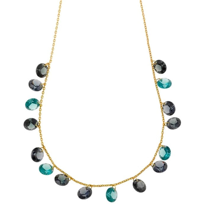 Gargantilla plata baño oro 136C0387 foto