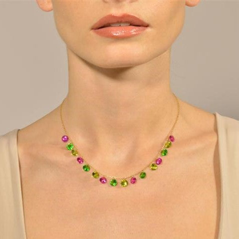 Gargantilla plata baño oro 136C0388 foto