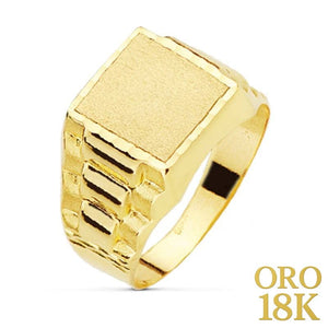 18K SELLO CABALLERO de ORO AMARILLO ROLEX HUECO 11X11 MM