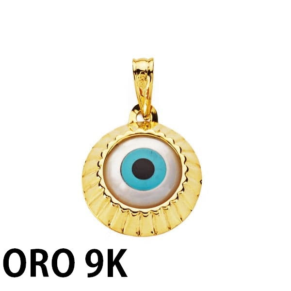 Colgante de oro 9 quilates ojo turco