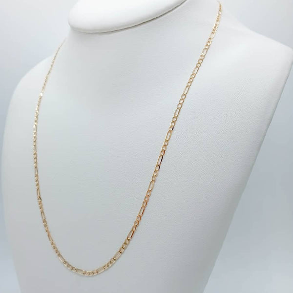 Cadena 18k 1x3 maciza Joyeria Pepe Lozano