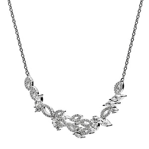 Gargantilla plata circonitas 19561-c foto