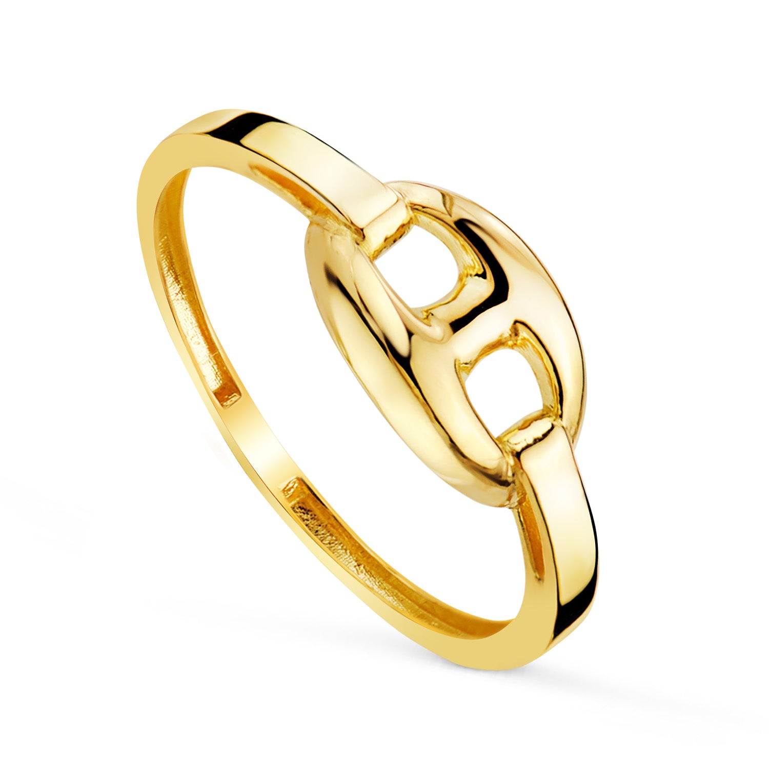 Anillo oro 18k con nudo marinero