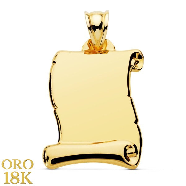 Placa 18k pergamino Pepe Lozano