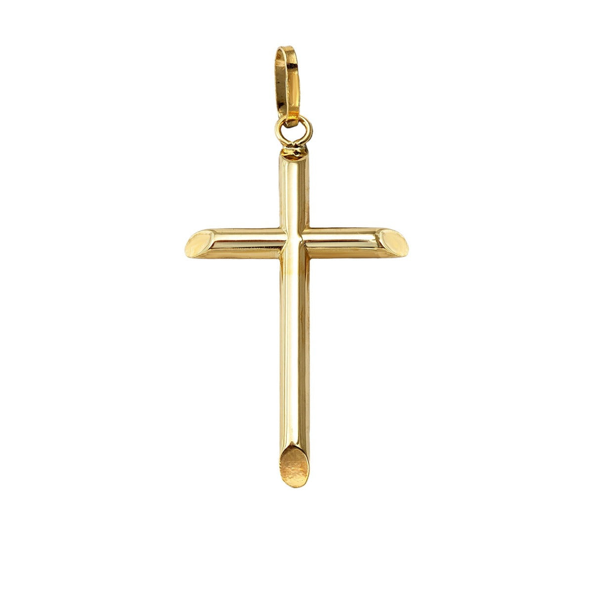 Cruz comunión 18k oro sin cristo 2x16x25mm