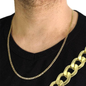 Cadena de oro de ley para hombre plana 50cm 5,7 gram