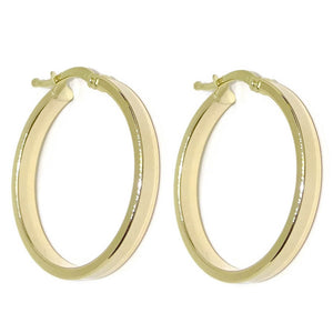 Aros oro 18k planos lisos