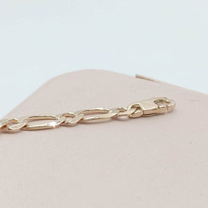 Cadena oro 5mm combi personalizable zoom