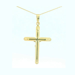 Cruz oro 9k con Cristo 32x19mm - detalle