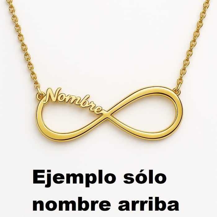Colgant infinito con dos nombres