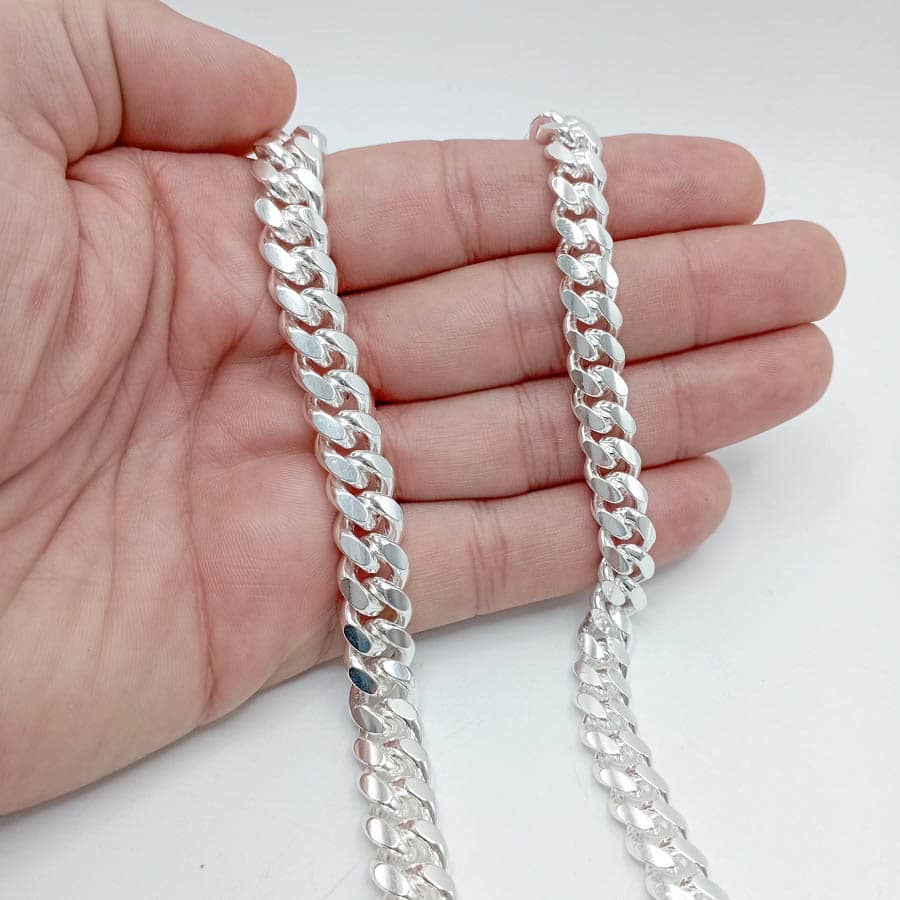 TAIPAN Miami Cuban Link Chain 5 mm szerokości 50 55 60 65 70 cm łańcuszek ze srebra wysokiej próby 925 srebrny łańcuszek dla mężczyzn i kobiet, w zestawie woreczek, ściereczka do czyszczenia TAIPAN Miami Cuban Link Chain 5 mm szerokości 50 55 60 65 70 cm łańcuszek ze srebra wysokiej próby 925 srebrny łańcuszek dla mężczyzn i kobiet, w zestawie woreczek, ściereczka do czyszczenia