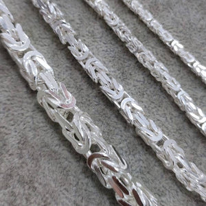 Pulsera plata bizantina comparacion