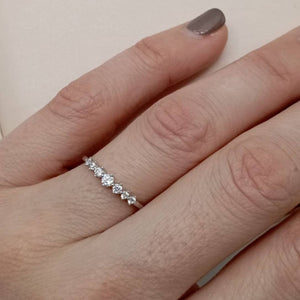 Anillo plata 925 fino circonitas dedo