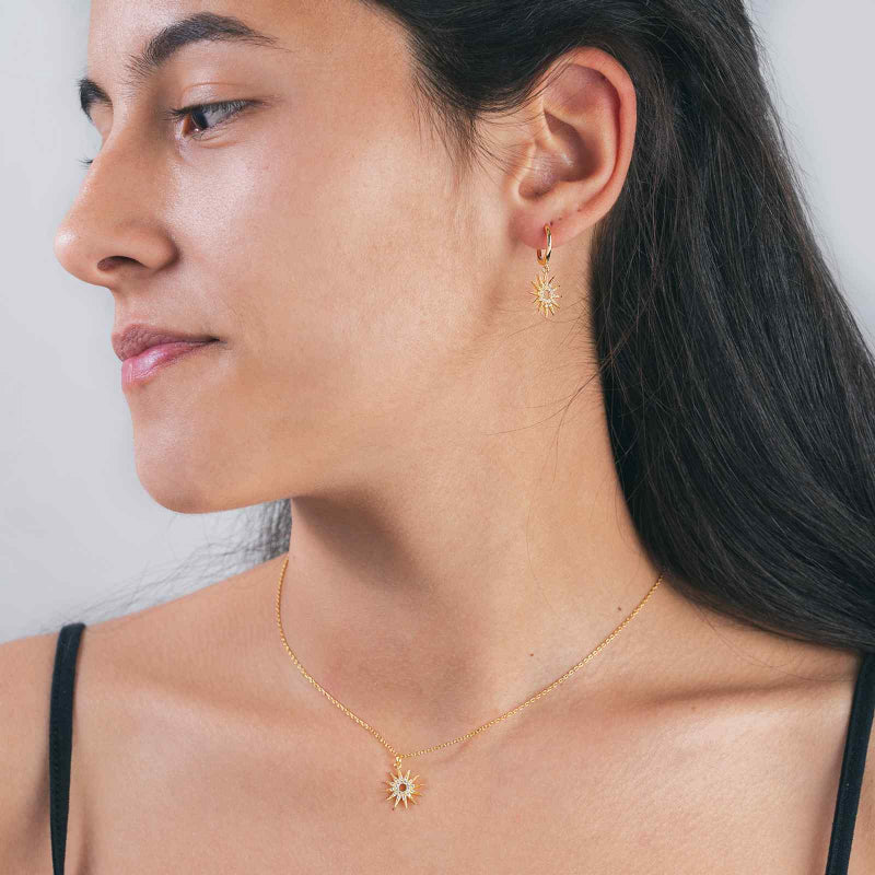 Conjunto plata chapada estrella polar