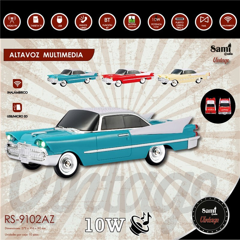 Car-shaped Bluetooth speaker, various models