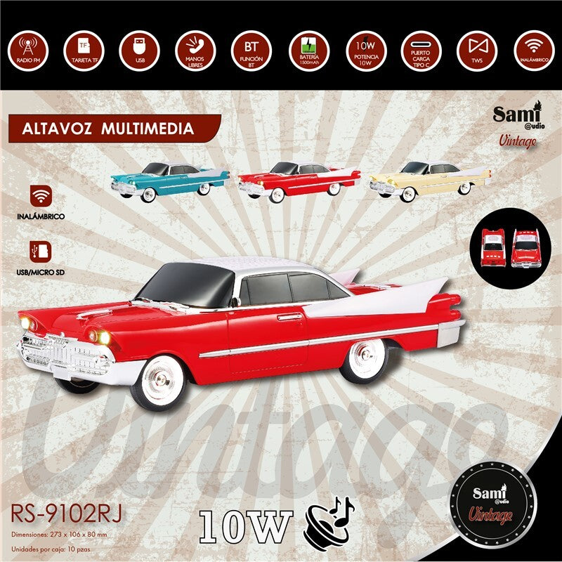 Car-shaped Bluetooth speaker, various models
