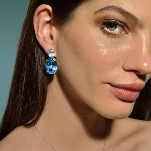 Pendientes Salvatore Plata 136A0701 con circonitas chica