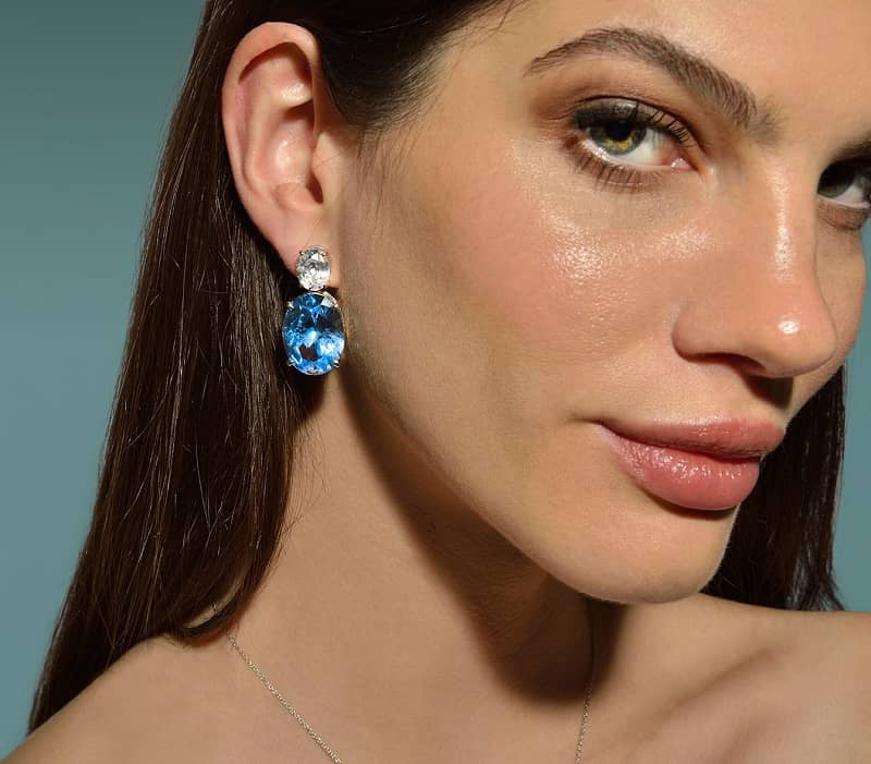 Pendientes Salvatore Plata 136A0701 con circonitas chica