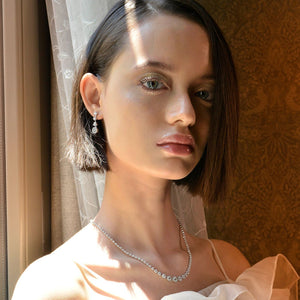 Collar de Salvatore Plata de la colección WEDDING con chatones de circonitas 136C0396 foto