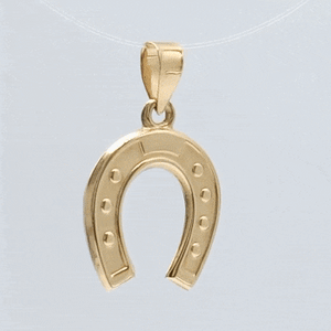 Colgante oro Herradura gif