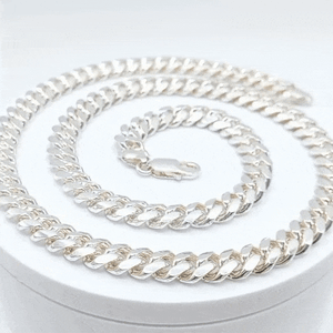 Cadena plata Miami cuban 8,5mm gif
