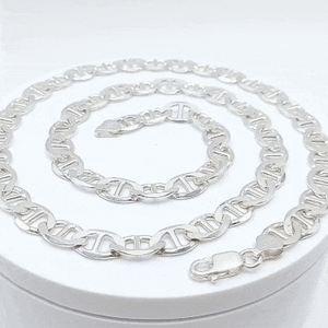 Cadena plata 925 ancla 8,5mm gif