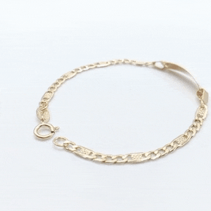 Pulsera 18k bebé italiana gif