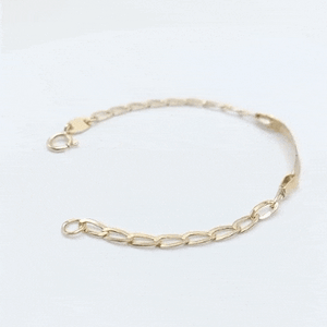 Pulsera de oro 18k bebé pequeña gif
