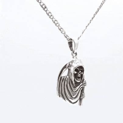 colgante busto plata gif