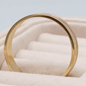 Alianza artesanal 18k ancha 032 gif