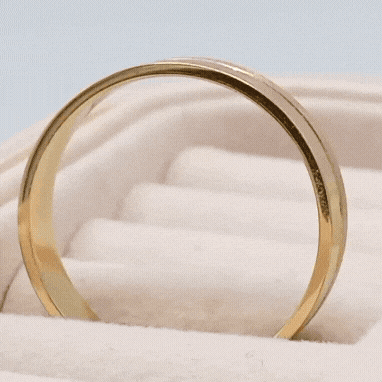 Alianza artesanal 18k ancha 032 gif