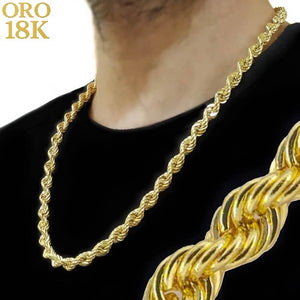 Cordón oro 18k 60cm 7,5mm Joyeria Pepe Lozano