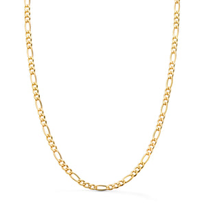 Cadena de oro 18k tipo cartier hueca de 60 cm y 4 mm de ancho