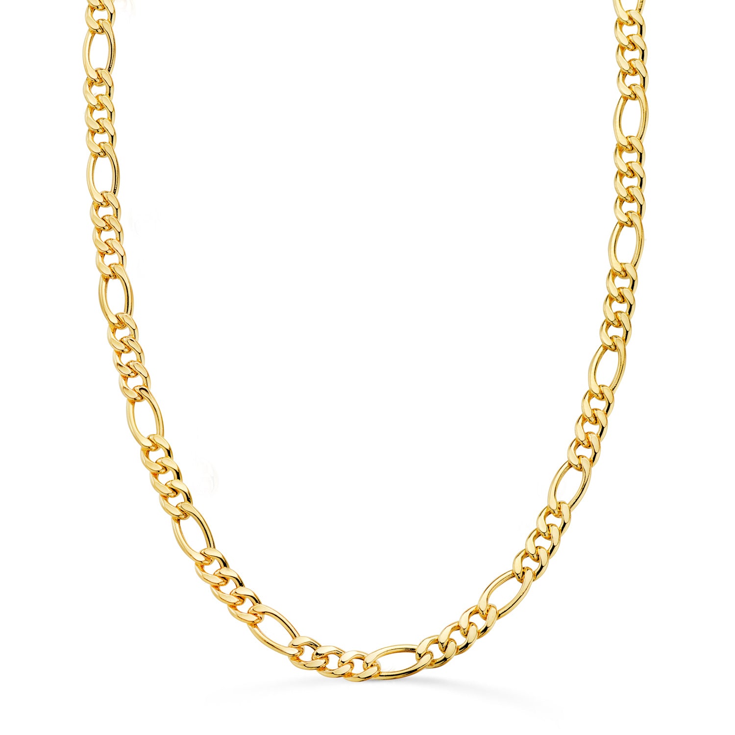 Cadena de oro 18k tipo cartier hueca de 60 cm y 5,5 mm de ancho