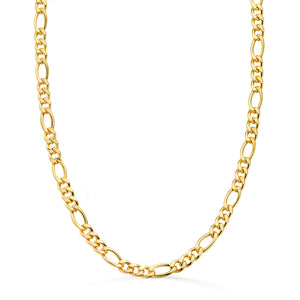 Cadena de oro 18k tipo cartier hueca de 60 cm y 5,5 mm de ancho