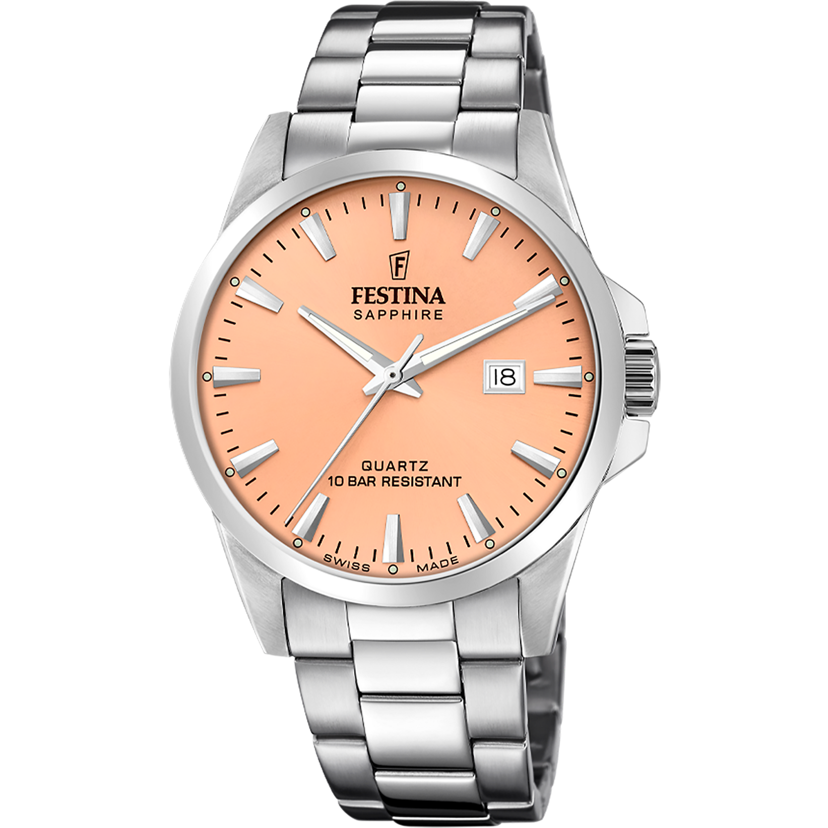Reloj Festina Swiss Made F20024/8 esfera marrón
