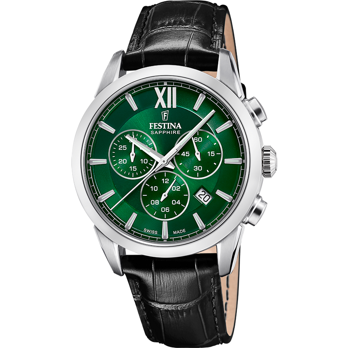 Reloj Festina Swiss Made Chrono F20041/6 esfera verde