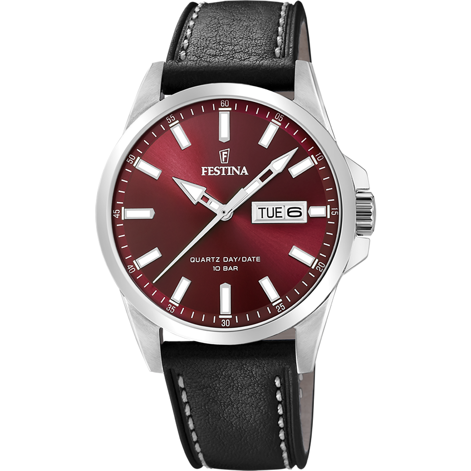 Reloj Festina correa clasico F20358/G esfera granate