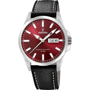 Reloj Festina correa clasico F20358/G esfera granate