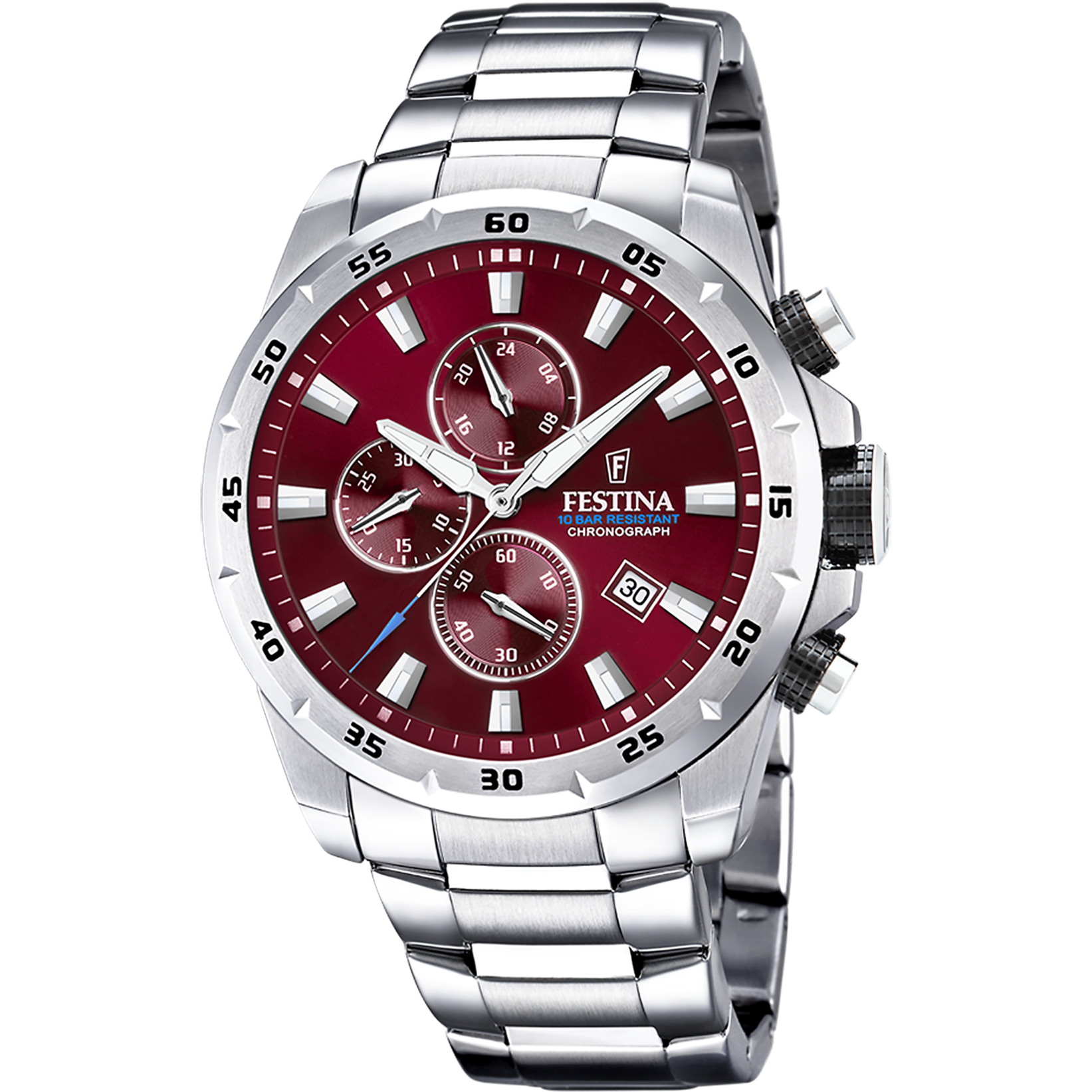 Reloj Festina Timeless Chronograph F20463/5 esfera granate