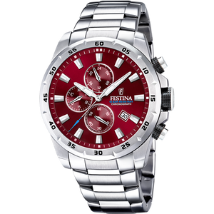 Reloj Festina Timeless Chronograph F20463/5 esfera granate