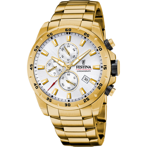 Reloj Festina Timeless Chronograph F20541/1 esfera plata