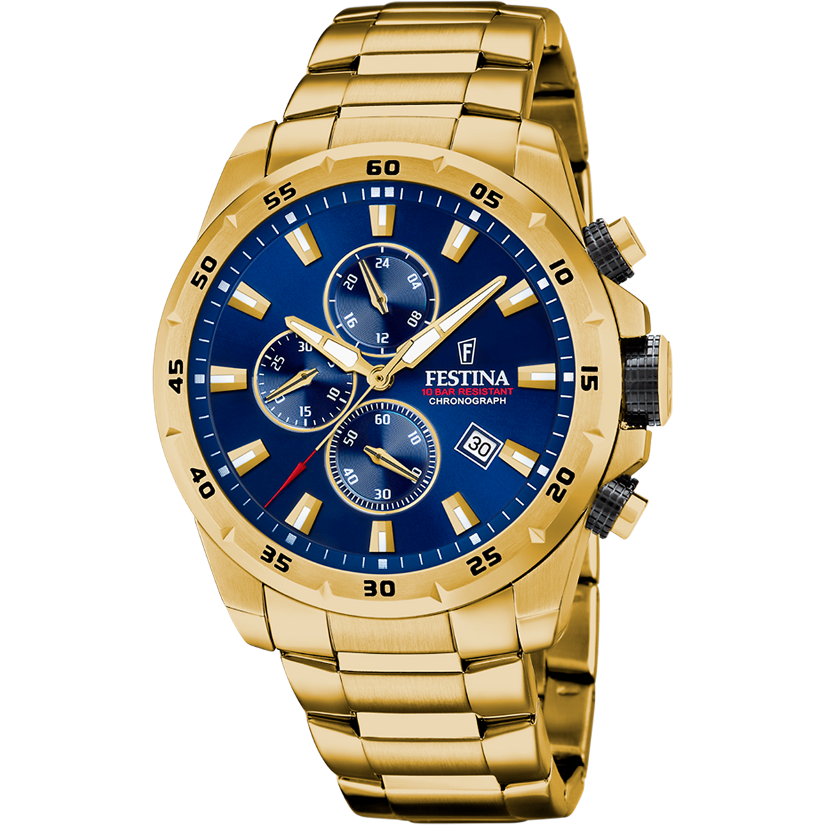 Reloj Festina Timeless Chronograph F20541/2 esfera azul