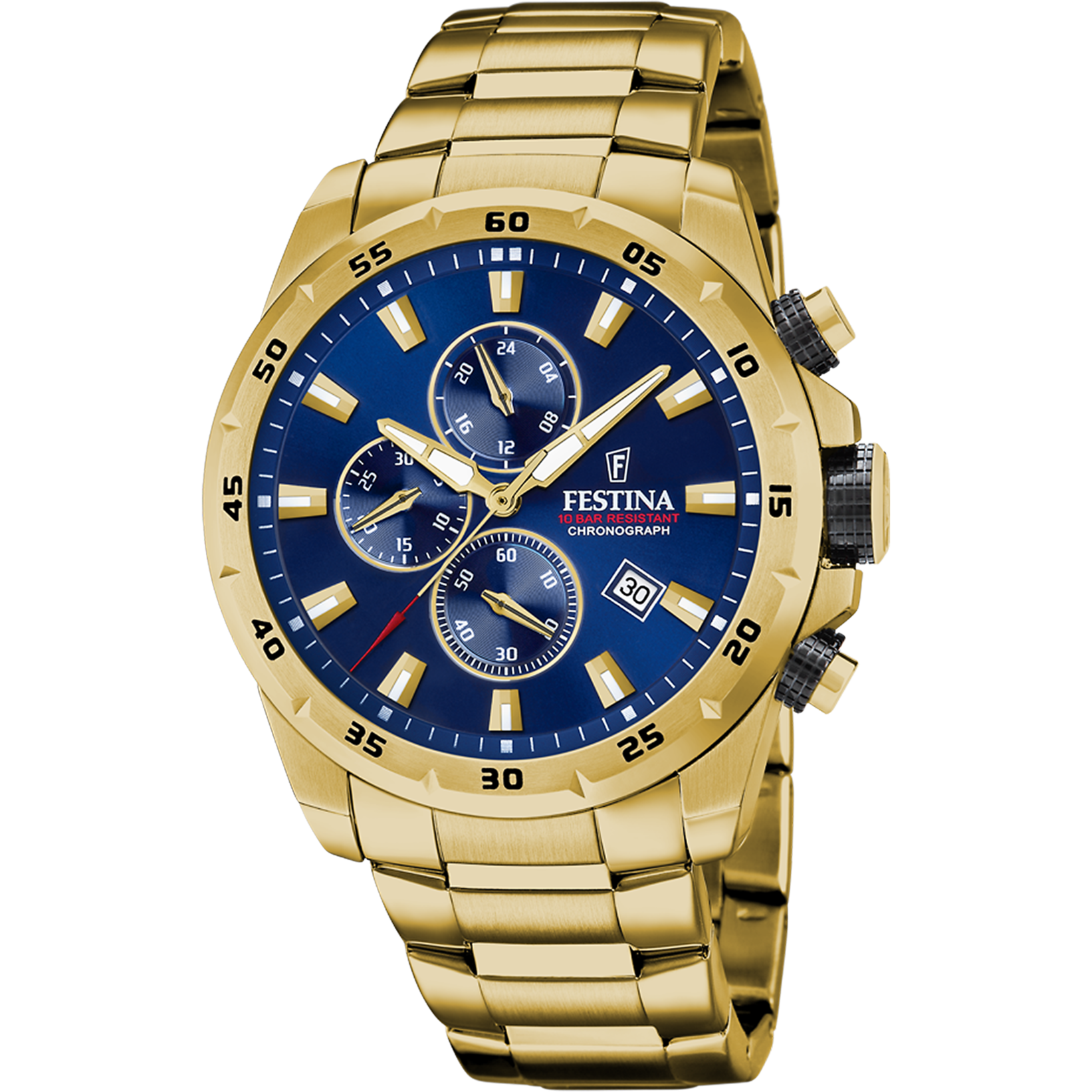 Reloj Festina Timeless Chronograph F20541/2 esfera azul