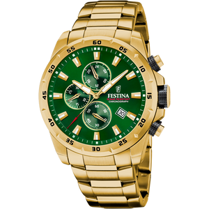 Reloj Festina Timeless Chronograph F20541/3 esfera verde